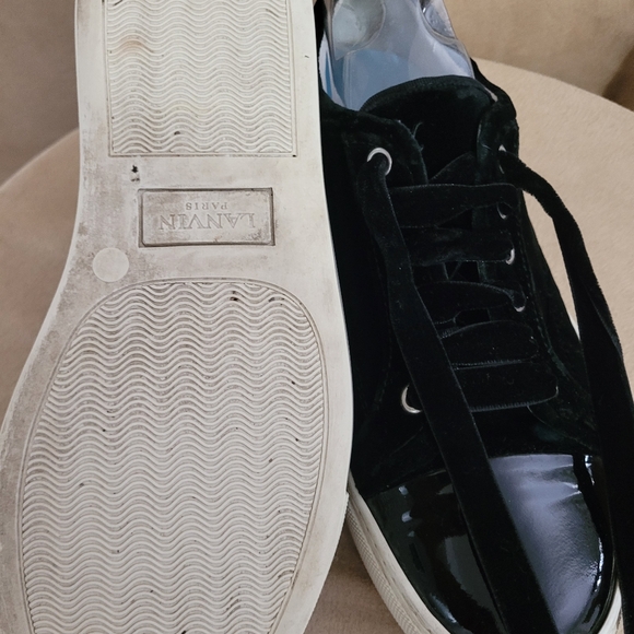 Lanvin Velvet Leather Sneakers / 7.5 - Picture 5 of 7